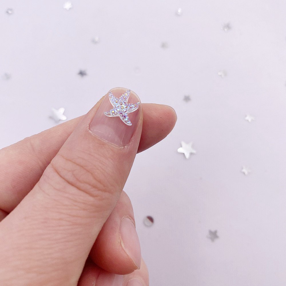 10Mm Mini Bintang Berkilau Sen - Star Flat Back ulasan dan harga