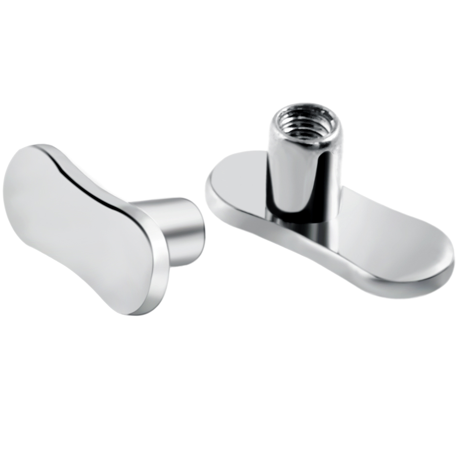 1 Buah G23 Tindik Titanium Tin - Body Jewelry Dermal ulasan dan harga