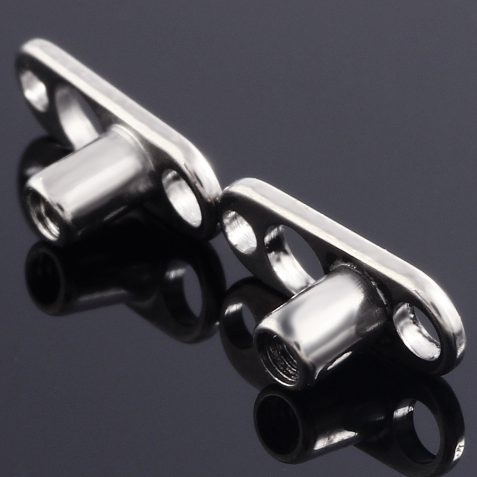 1 Buah G23 Tindik Titanium Tin - Body Jewelry Dermal ulasan dan harga