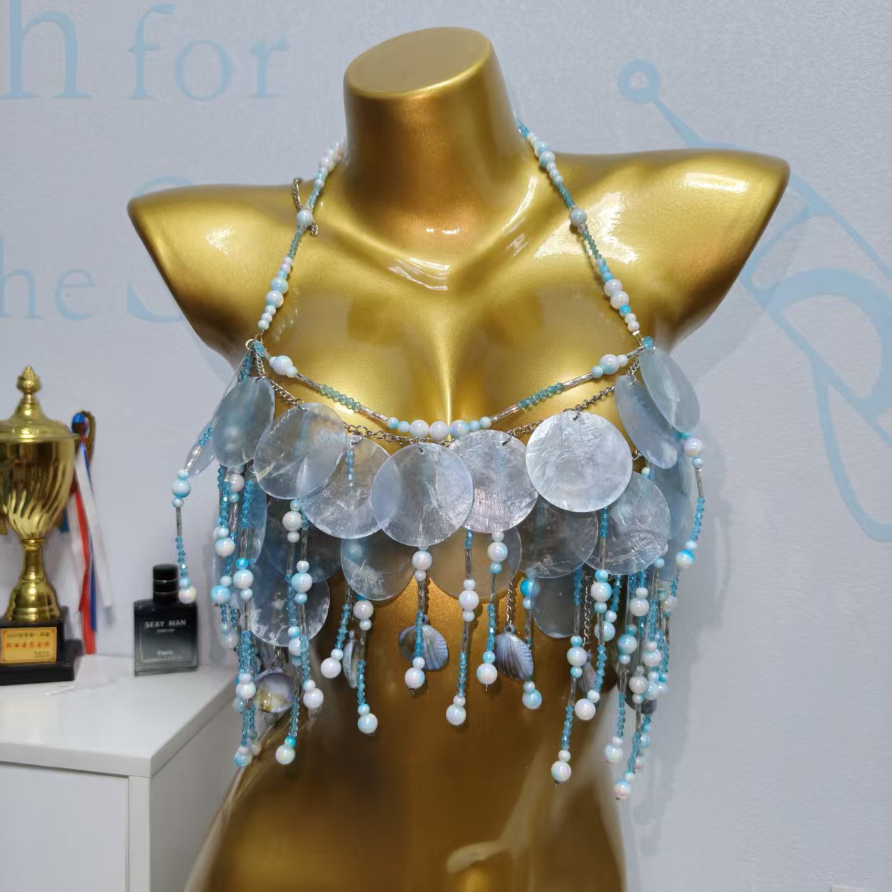 Kostum Atasan Putri Duyung Ber - Body Jewelry Bra ulasan dan harga