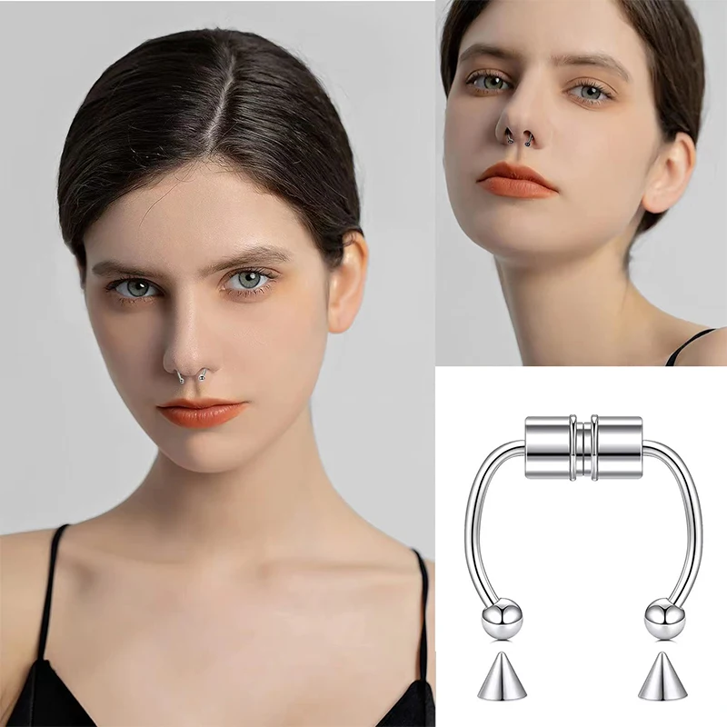 Cincin tindik hidung palsu, pe - Body Jewelry Nose Ring ulasan dan harga