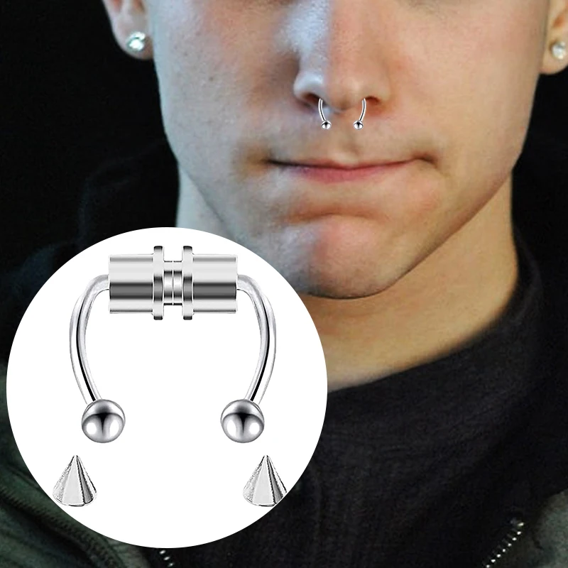 Cincin tindik hidung palsu, pe - Body Jewelry Nose Ring ulasan dan harga