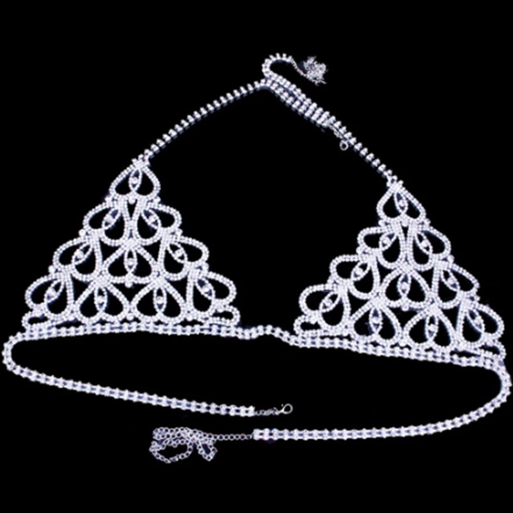 Set Thong Bra Hati berlian imi - Body Jewelry Retainers ulasan dan harga