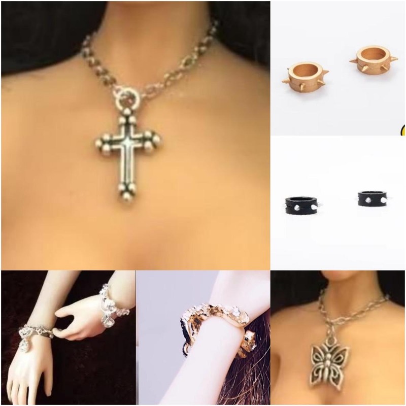 1/6 Skala Logam Gelang Gelang  - Body Jewelry Real Gold ulasan dan harga