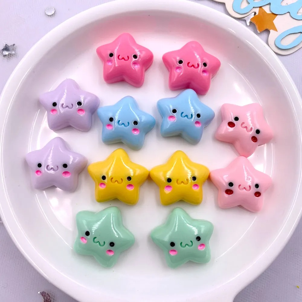 TX105 20PCS Campuran Resin Kaw - Star Flat Back ulasan dan harga