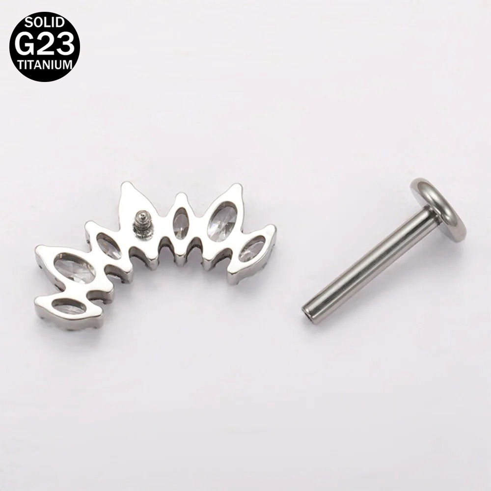 Anting-anting titanium F136 ba - Body Jewelry Brands ulasan dan harga