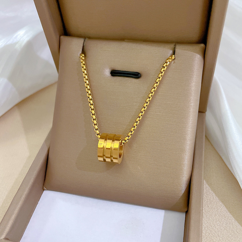 Kalung titanium steel full bod - Body Jewelry Real Gold ulasan dan harga