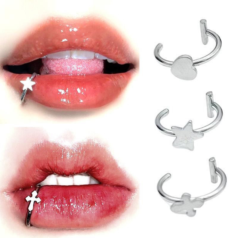 1Pc Cincin Hidung Palsu Stainl - Body Jewelry Earrings ulasan dan harga
