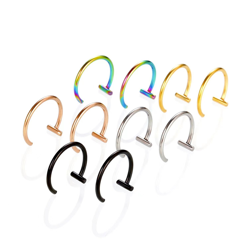 Anting-anting setengah lingkar - Body Jewelry Earrings ulasan dan harga