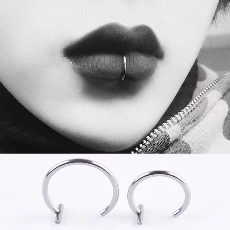 Anting-anting setengah lingkar - Body Jewelry Earrings ulasan dan harga
