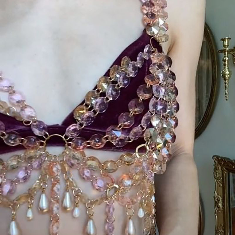 Kedatangan Baru 2026 Festival  - Body Jewelry Bra ulasan dan harga
