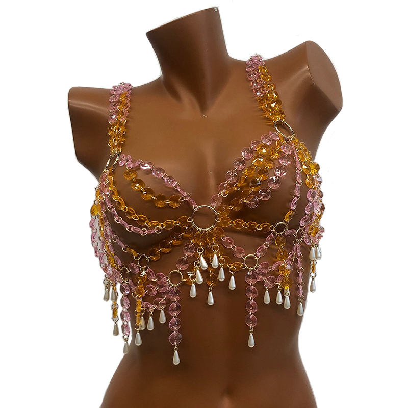 Kedatangan Baru 2026 Festival  - Body Jewelry Bra ulasan dan harga