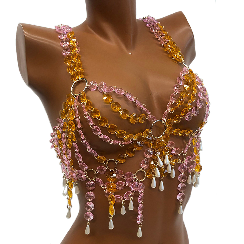Kedatangan Baru 2026 Festival  - Body Jewelry Bra ulasan dan harga