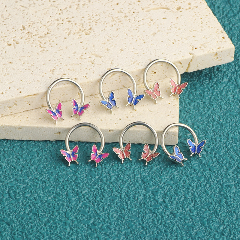Cincin Septum 16G, Perhiasan T - Body Jewelry Nose Ring ulasan dan harga