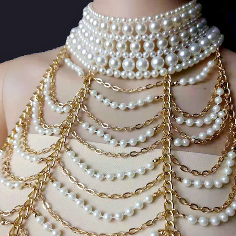 Kalung Mutiara Multilapis Anti - Body Jewelry Brands ulasan dan harga