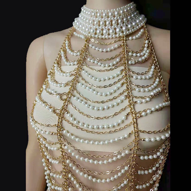 Kalung Mutiara Multilapis Anti - Body Jewelry Brands ulasan dan harga
