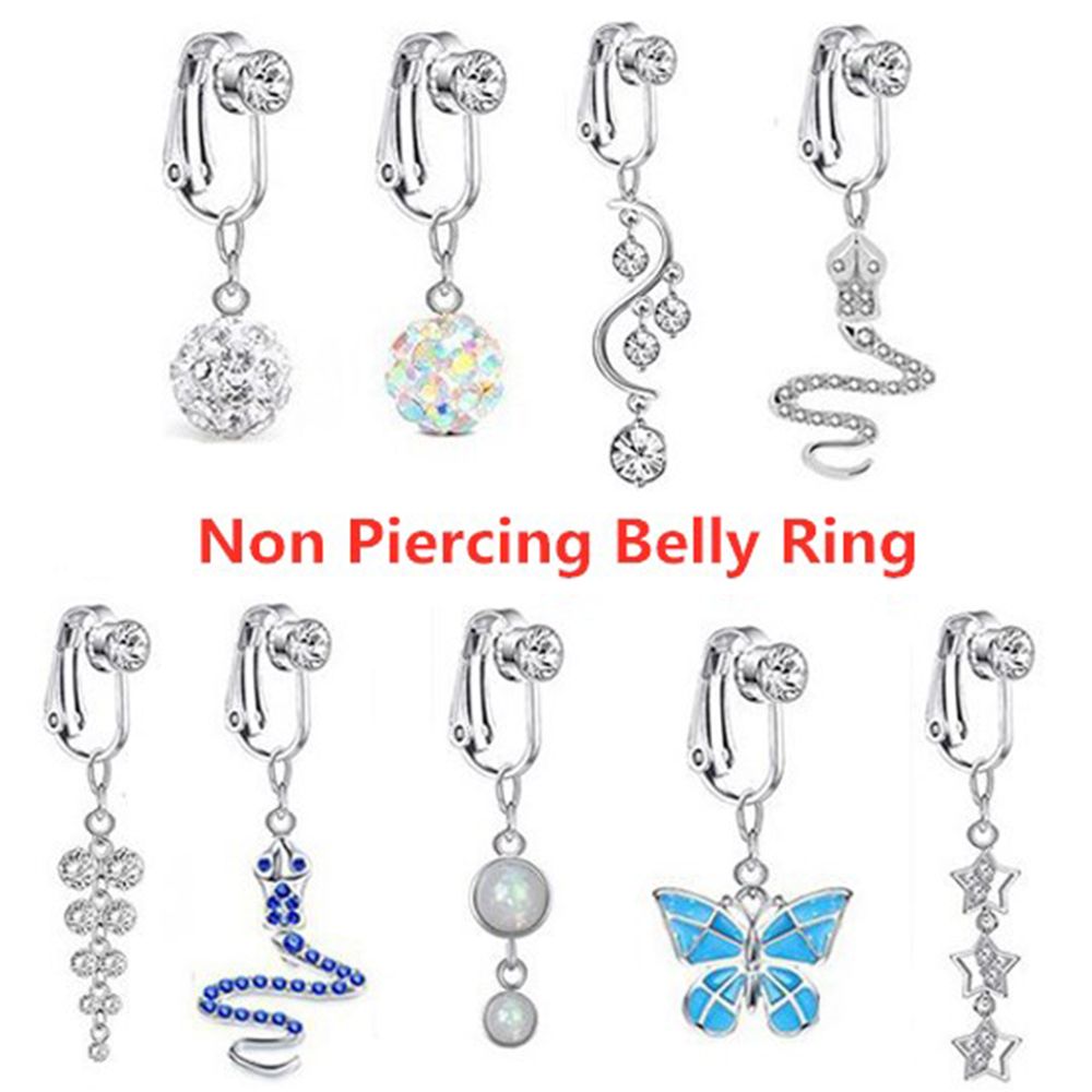 Aksesori Pantai Anting Klip Ta - Body Jewelry Earrings ulasan dan harga