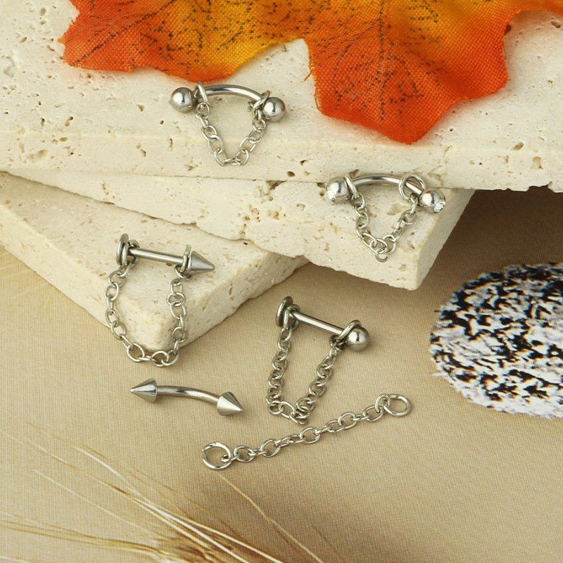 Cincin Puting 16G dari Baja Be - Body Jewelry Tunnels ulasan dan harga