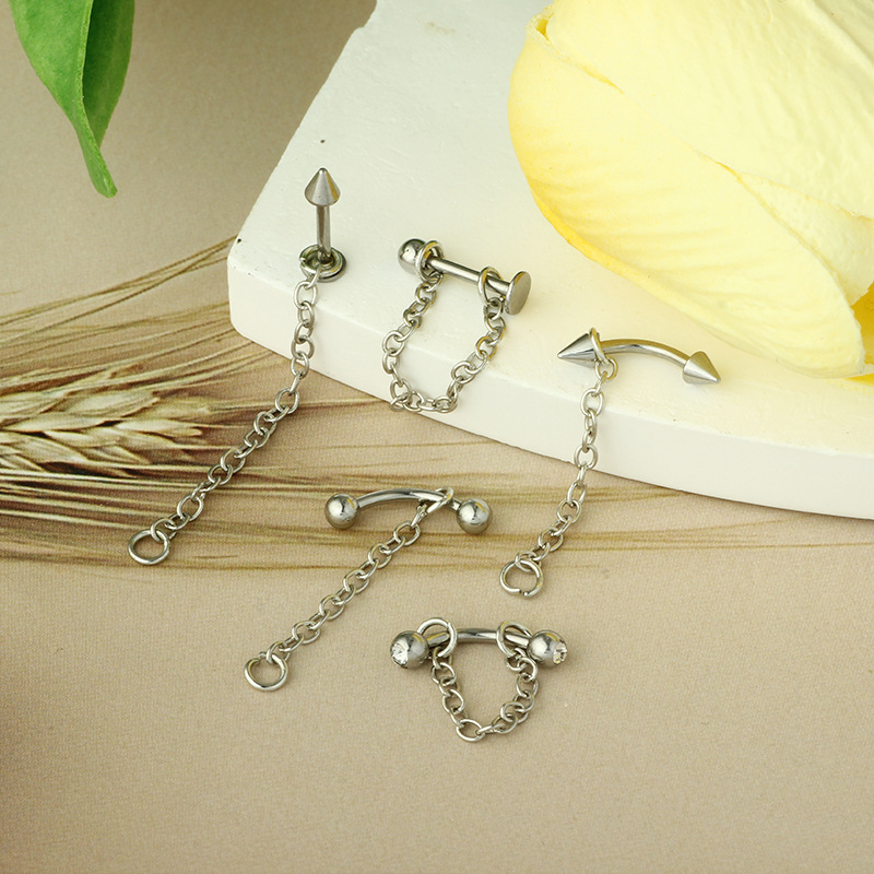 Cincin Puting 16G dari Baja Be - Body Jewelry Tunnels ulasan dan harga