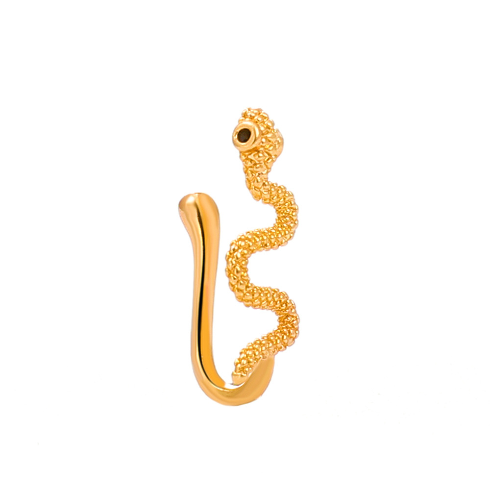 Cincin Hidung Bentuk Ular Bert - Body Jewelry Nose Ring ulasan dan harga
