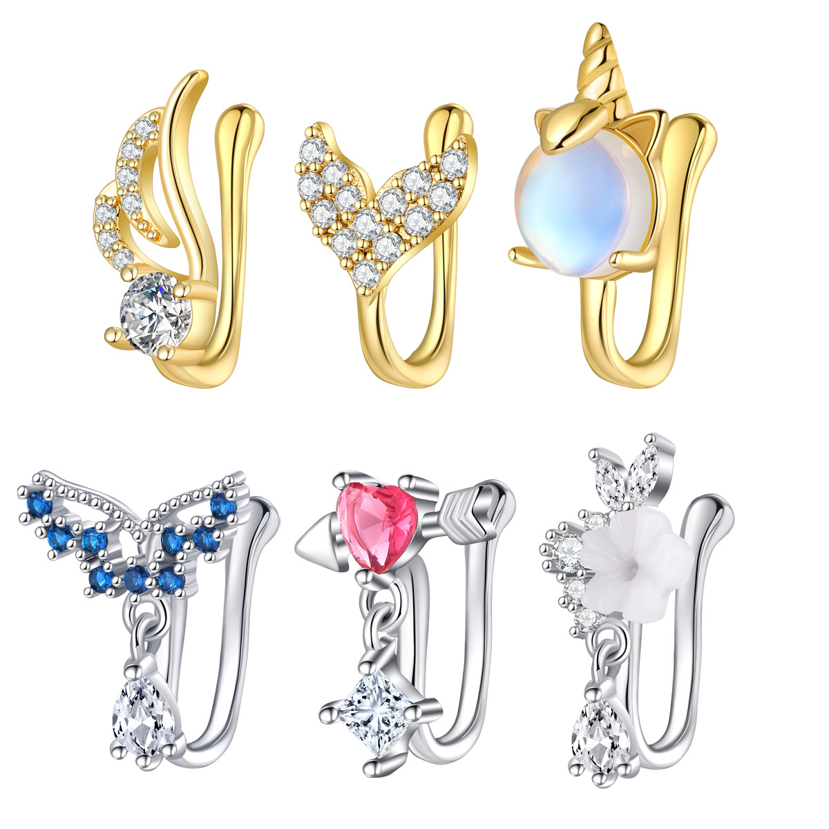 Perhiasan Tindik Hidung Palsu  - Body Jewelry Nose Ring ulasan dan harga