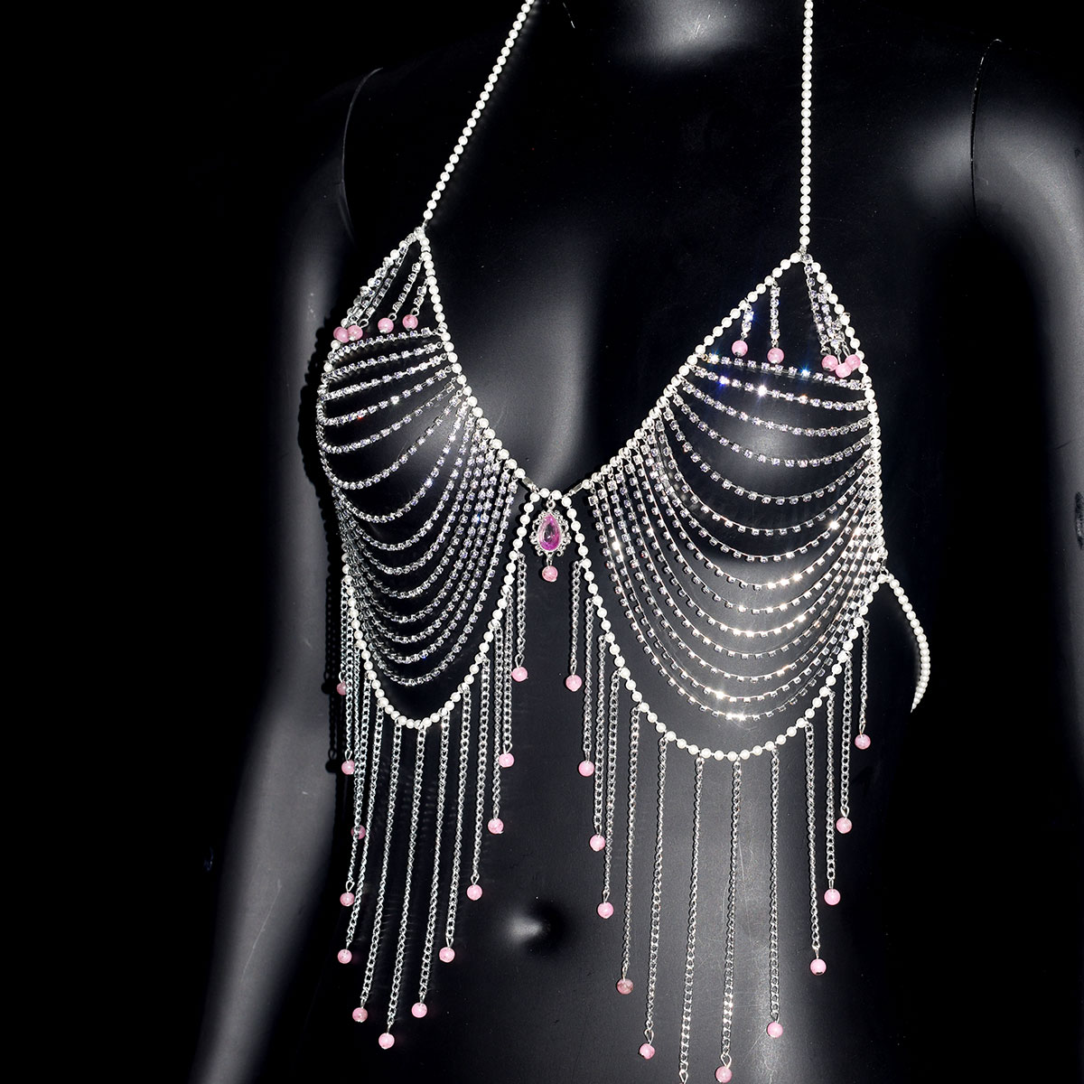 Perhiasan Bra Berlian Imitasi  - Body Jewelry Bra ulasan dan harga