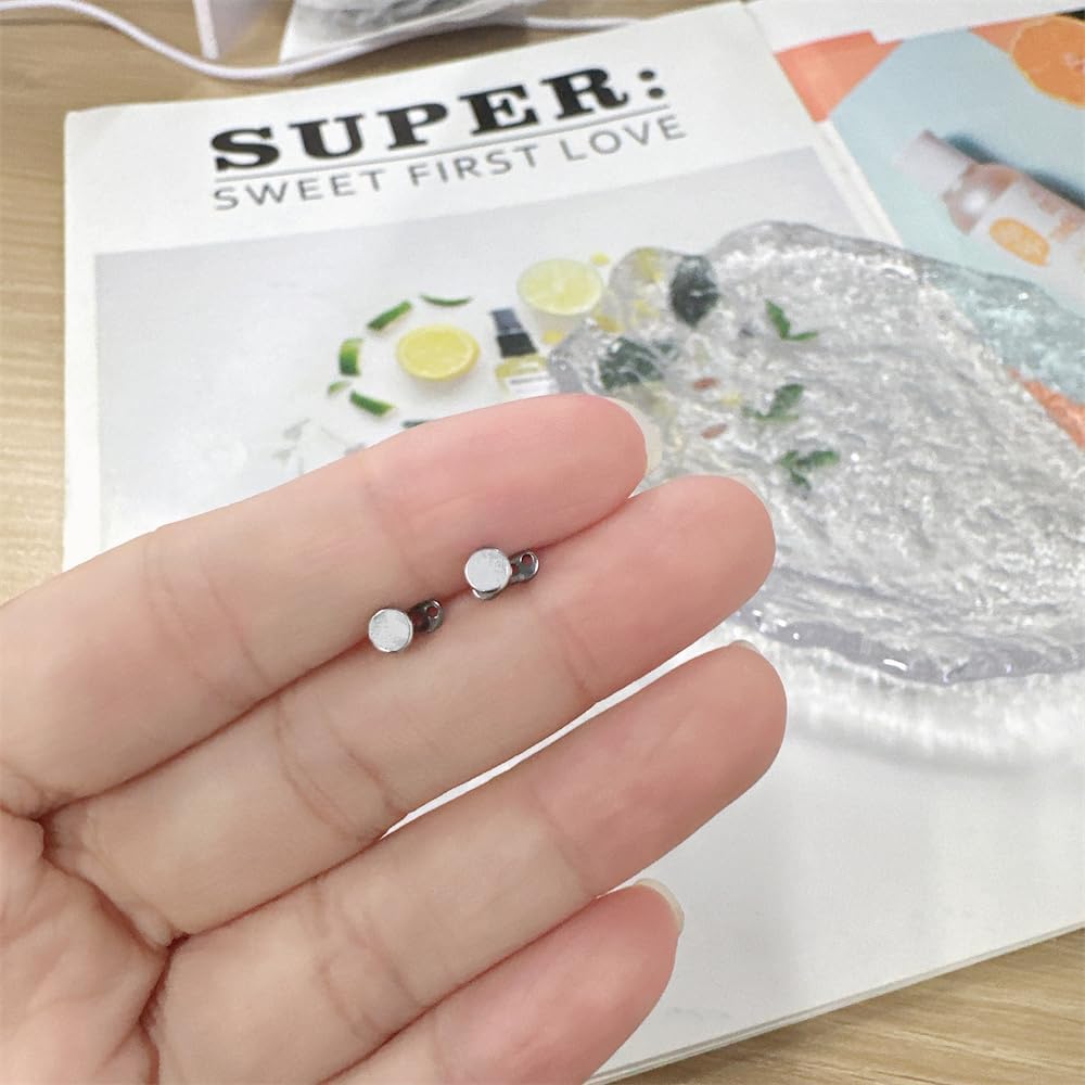 14G Round Disc Dermal Anchor T - Body Jewelry Dermal ulasan dan harga