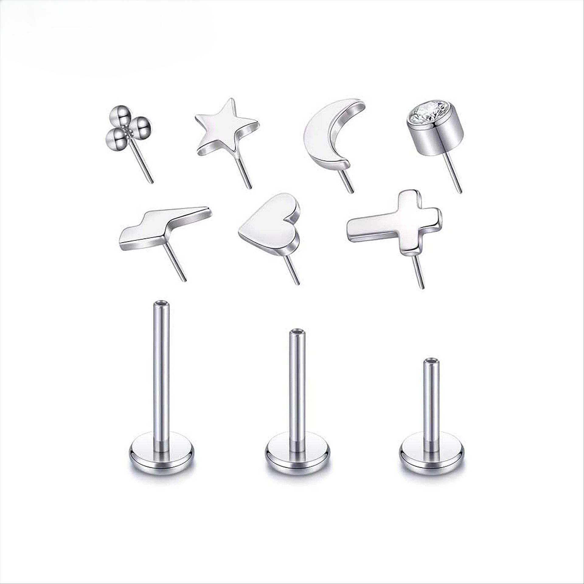 Grosir Basis ASTM F136 Perhias - Body Jewelry Tunnels ulasan dan harga