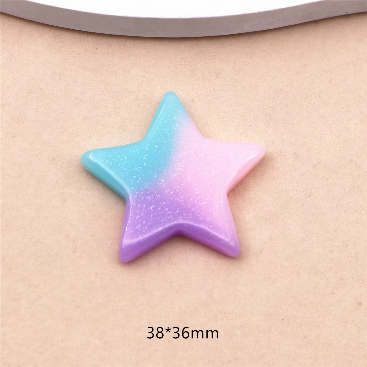 10 Buah Aksesori Dekorasi Diy  - Star Flat Back ulasan dan harga