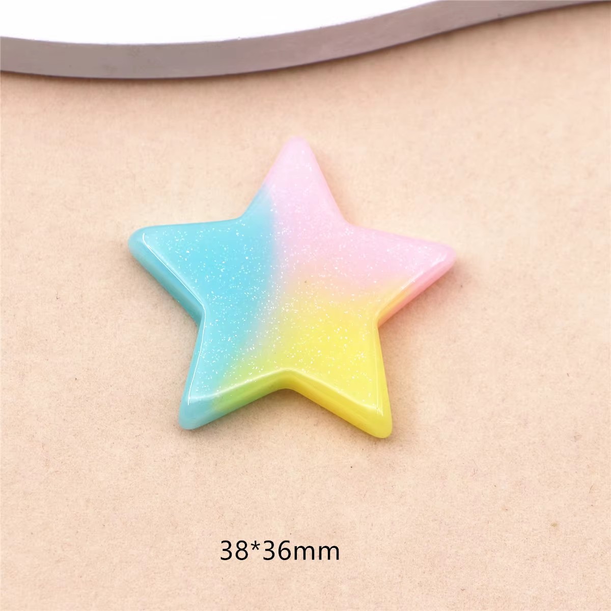 10 Buah Aksesori Dekorasi Diy  - Star Flat Back ulasan dan harga