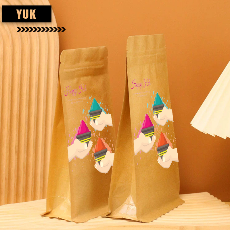 50pcs Tas Kertas Kraft Bersege - Star Flat Back ulasan dan harga