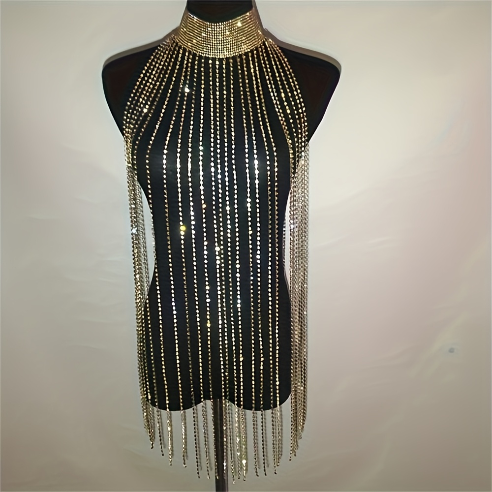 Kalung Rantai Tubuh Bra Berhia - Body Jewelry Bra ulasan dan harga