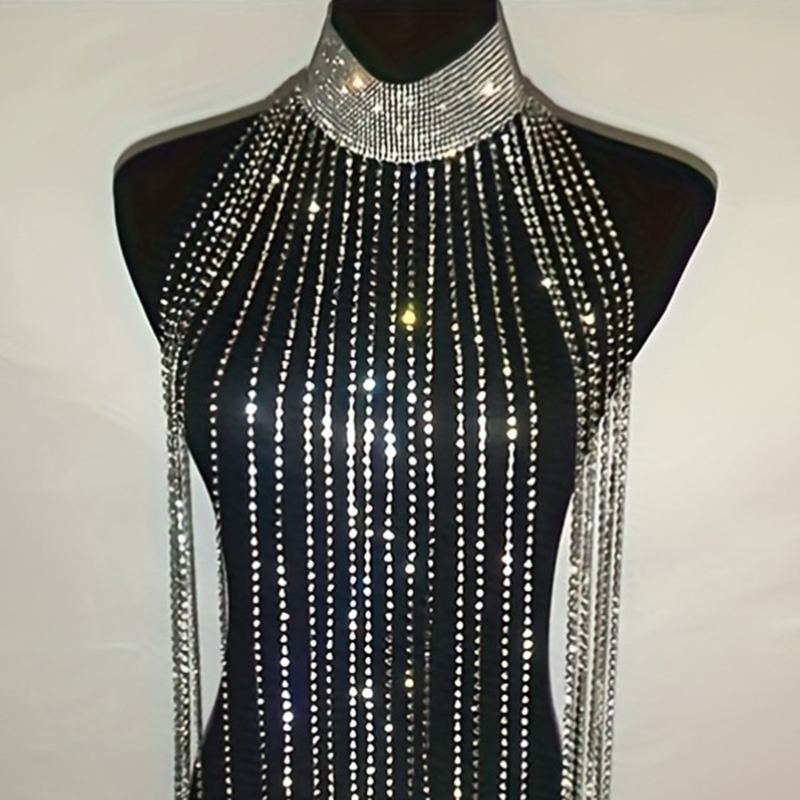 Kalung Rantai Tubuh Bra Berhia - Body Jewelry Bra ulasan dan harga